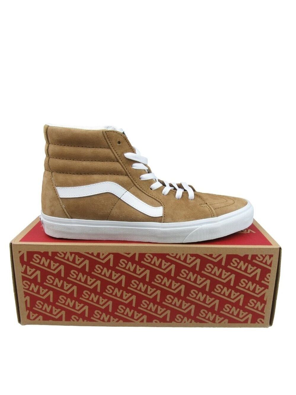 Vans Sk8-Hi Suede Sneakers Men's Size 11.5 Brown NEW
